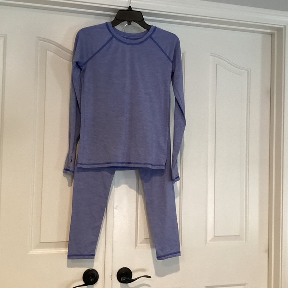 All in Motion 2 Pc Set, Size XL(14/16), Color Blue, White - Picture 1 of 2